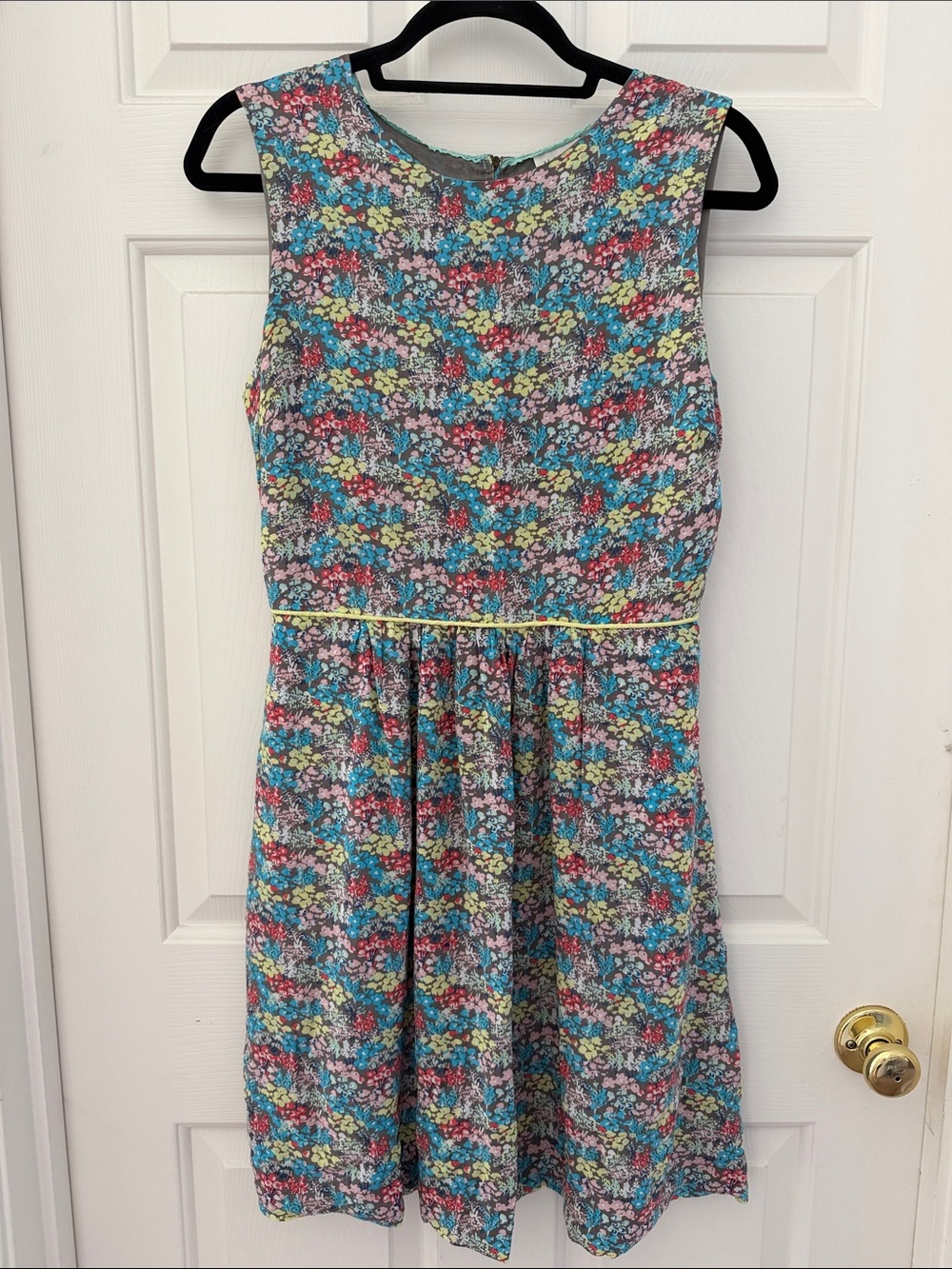 Matilda Jane Blue Multi Floral Sleeveless Dress